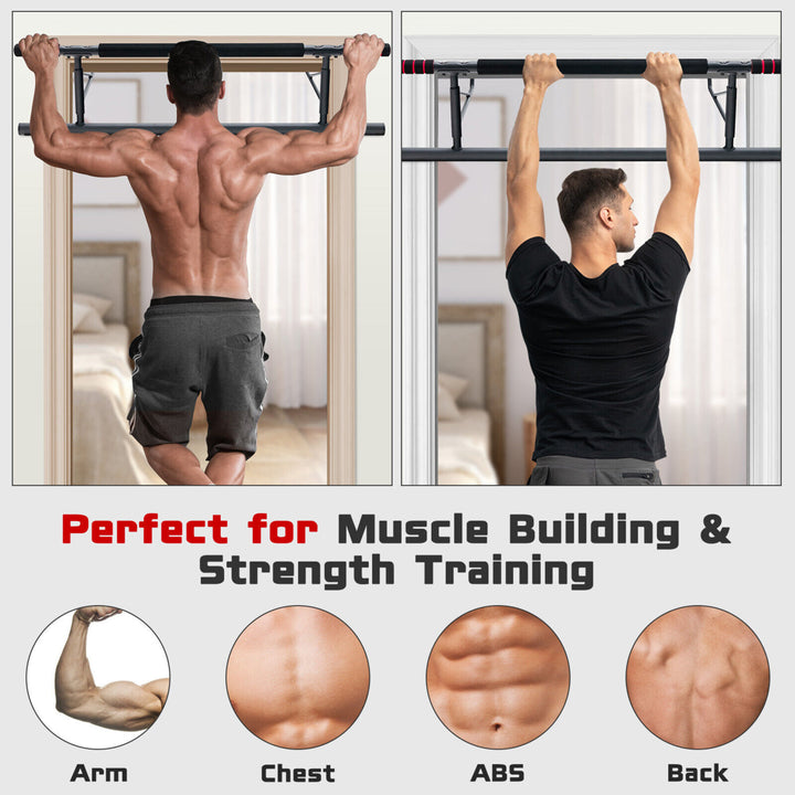 Pull-up Bar for Doorway No Screw Foldable Strength Training Chin-up Bar Home Gym Image 8