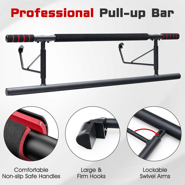 Pull-up Bar for Doorway No Screw Foldable Strength Training Chin-up Bar Home Gym Image 9