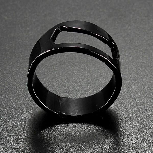 Stainless Steel Finger Ring Shape Beers Bottle Opener for Bar Tool Image 1