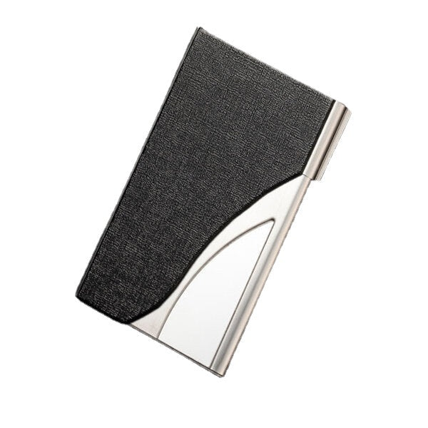 Stainless Steel Metal Card Holder Credit Card Case Portable ID Card Clip Box Image 7