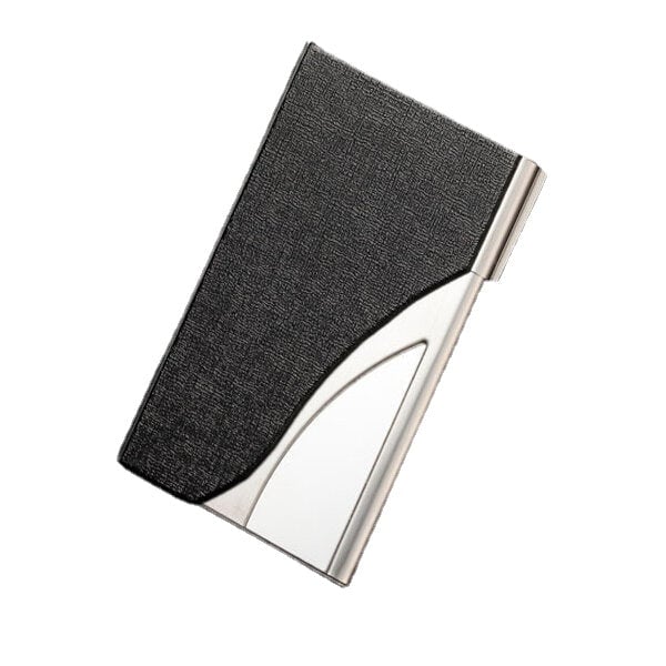 Stainless Steel Metal Card Holder Credit Card Case Portable ID Card Clip Box Image 1