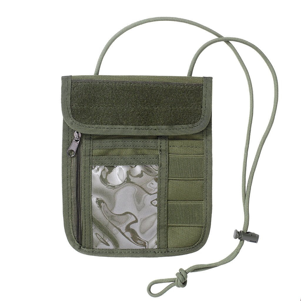 Tactical ID Card Holder Multifunction Card Case Men Women Credit Passport Purse Hunting Molle Pouch Wallet Bag Image 1