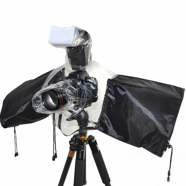 Universal Rubber Cameras Rain Coat Bag Protector Waterproof Dust for Canon Nikon Pendax for Sony DSLR Image 1