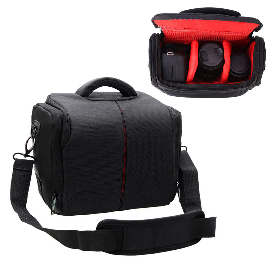 Universal Portable Waterproof DSLR Camera Shoulder Bag Case Nylon for Nikon for Canon for Sony Image 1