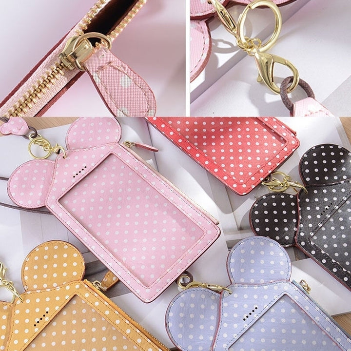 Touch Screen Cute Animal Shape Card Holder 6.3 Inch Phone Bag Coin Purse DTTT Image 4