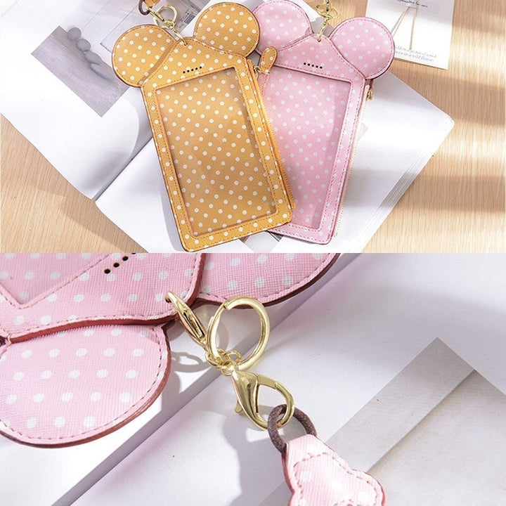 Touch Screen Cute Animal Shape Card Holder 6.3 Inch Phone Bag Coin Purse DTTT Image 4