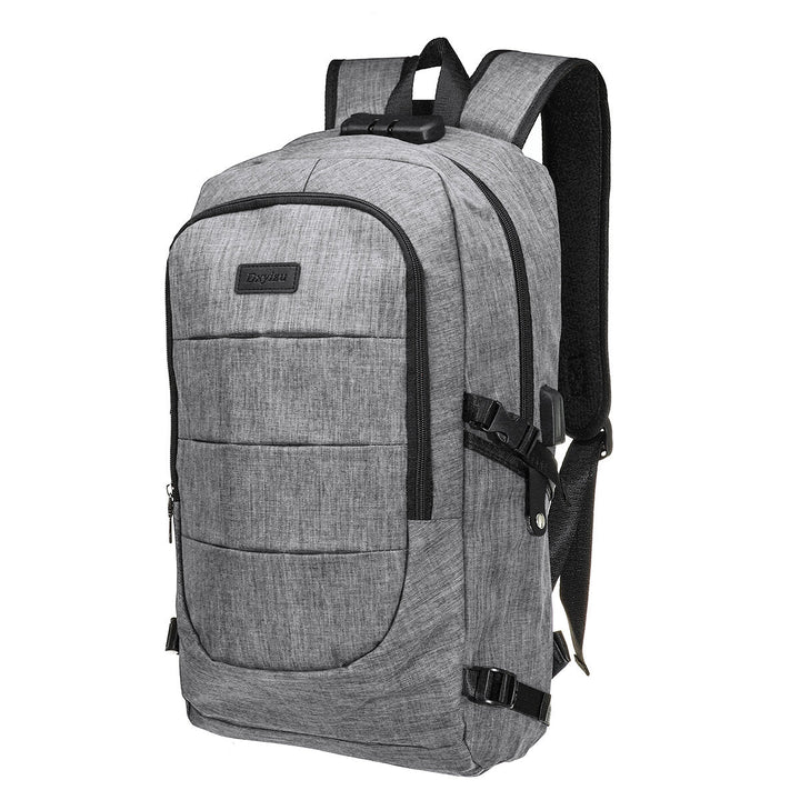 Unisex Anti-Theft Laptop Backpack Travel Business School Bag Rucksack With Safe Lock + USB Port Image 1