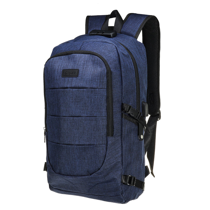 Unisex Anti-Theft Laptop Backpack Travel Business School Bag Rucksack With Safe Lock + USB Port Image 1