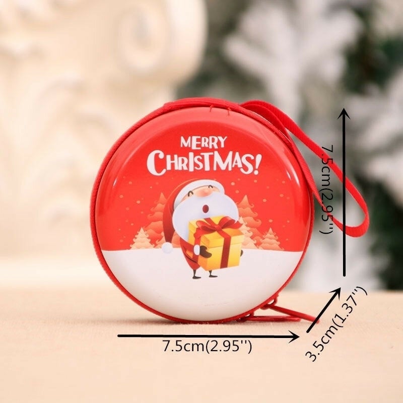 unisex child adult christmas pattern coin bag christmas gift ppt DTTT Image 2