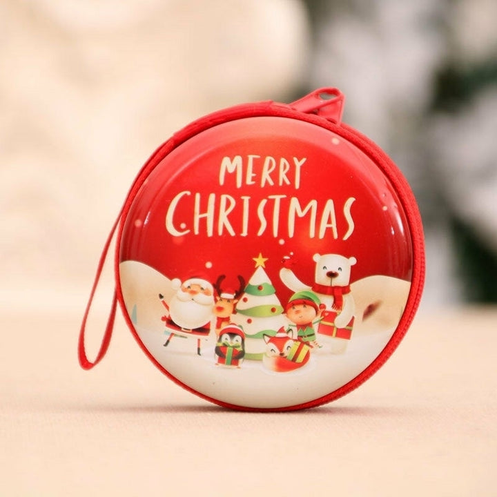 unisex child adult christmas pattern coin bag christmas gift ppt Image 8