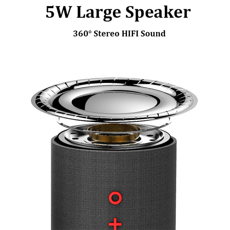 Wireless bluetooth Speaker 5W HIFI Stereo Super Bass Subwoofer TF Card Luminous Portable Mini Loudspeaker with Mic Image 2