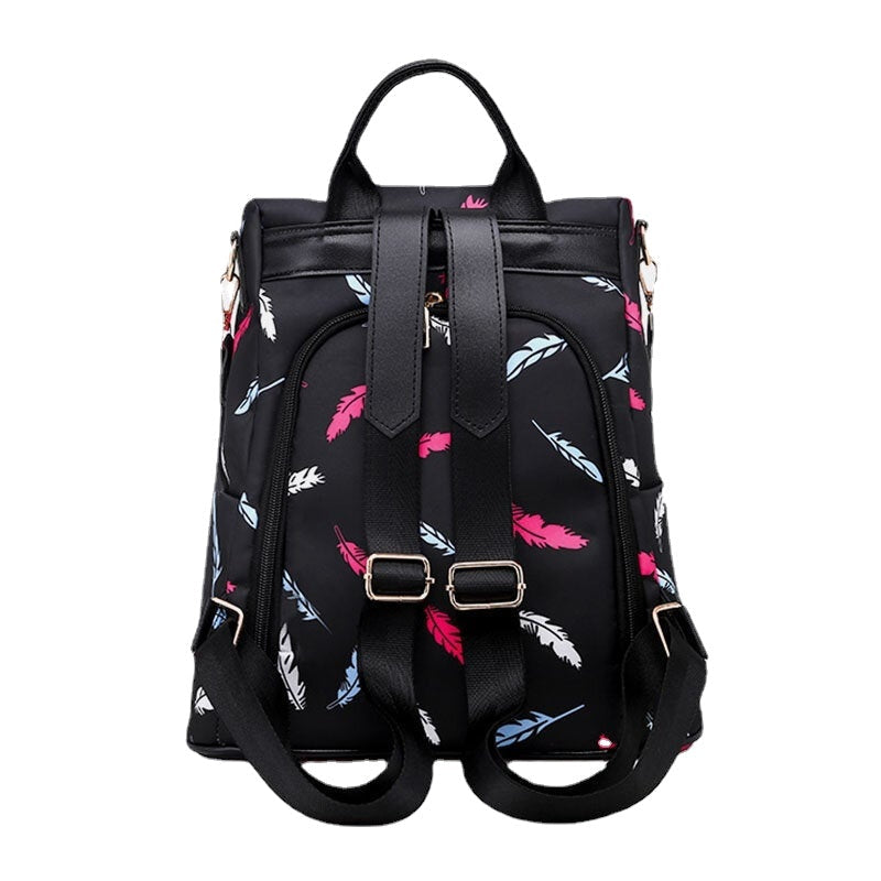 Women Feather Light Anti-theft Waterproof Outdoor Multi-carry Handbag Shoulder Bag Backpack Image 2