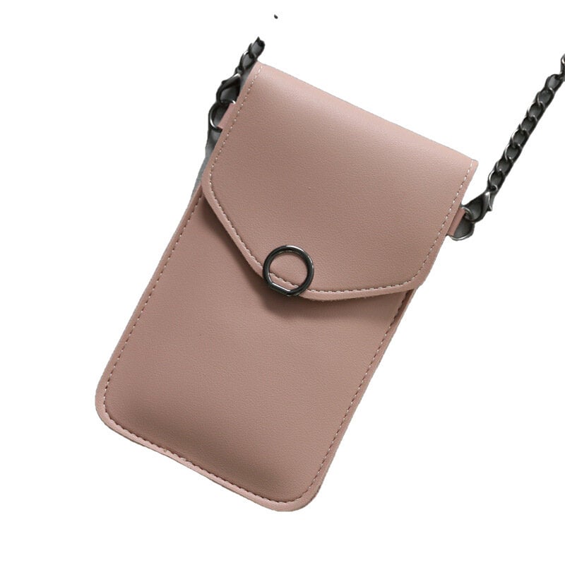 Women 6.3 Inch Touch Screen Chain Phone Bag Crossbody Shoulder Bag- PPT DTTT Image 2