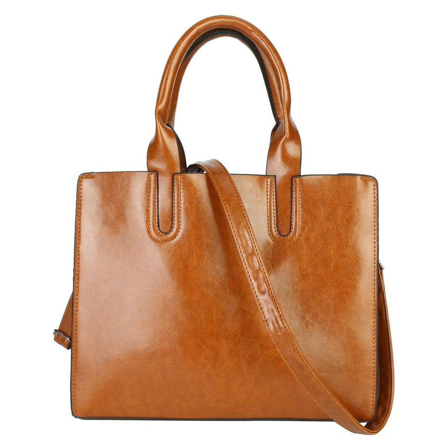 Women Ladies Leather Shoulder Bag Tote Purse Handbag Messenger Crossbody Image 1