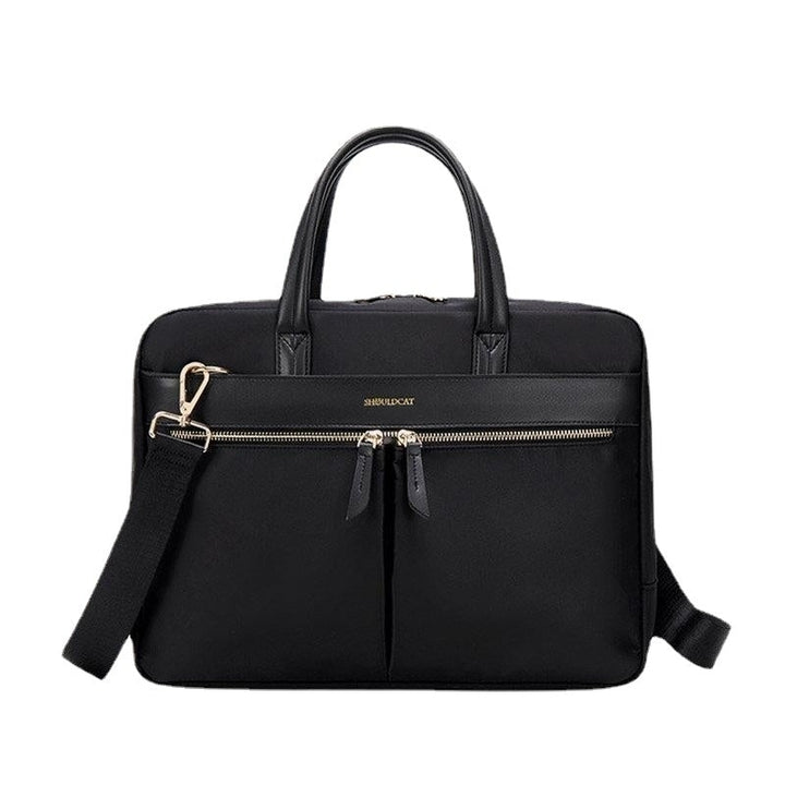 Women Laptop Crossbody Bag Multi-Compartment RFID Anti-Theft Lightweight Handbag Image 8
