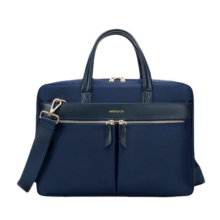 Women Laptop Crossbody Bag Multi-Compartment RFID Anti-Theft Lightweight Handbag Image 10