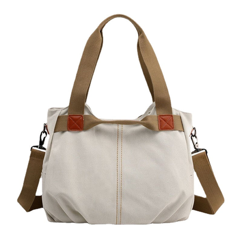 Women Large Capacity Canvas Handbag Shoulder Bag Crossbody Bags Image 2