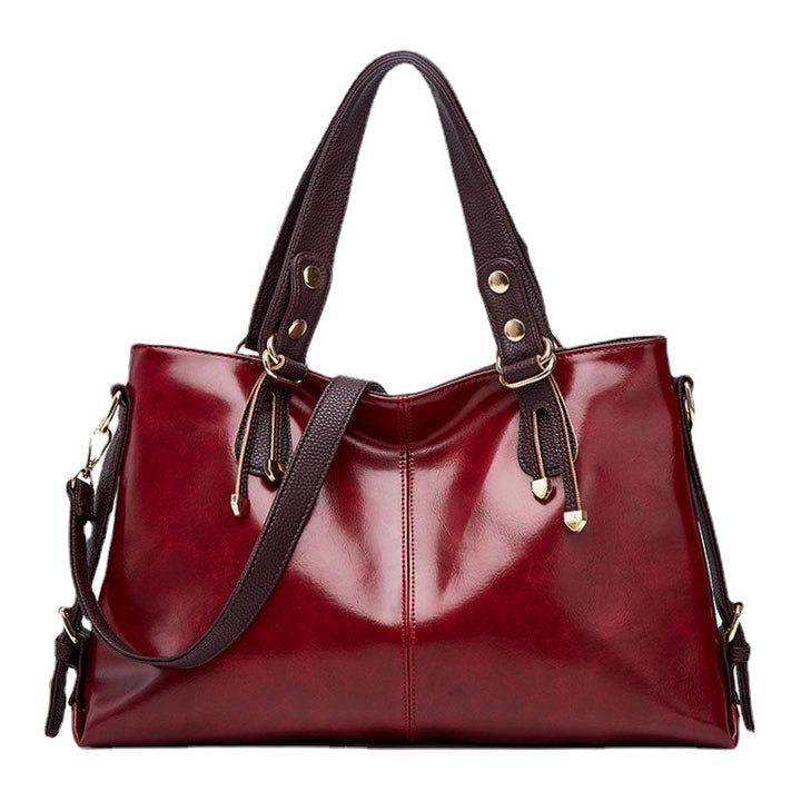Women Faux Leather Large Capacity Handbag Shoulder Bag Crossbody Bag Tote Image 10