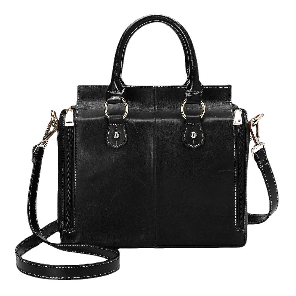 Women Genuine Leather Multifunction Crossbody Bag Handbag Image 1