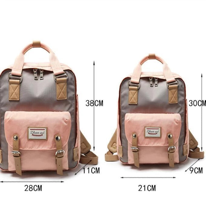 Women Girl Waterproof Large Capacity Fashion Bag Backpack School Bag Casual Outdoor Image 11