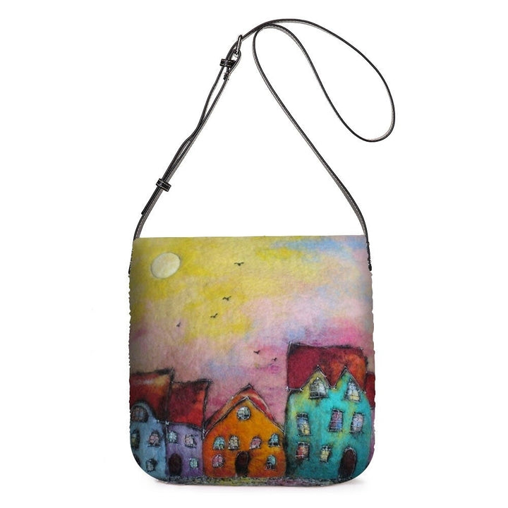 Women Colorful Bag DIY Lamb Hair Crossbody Bag Shoulder Bag DTTT Image 6