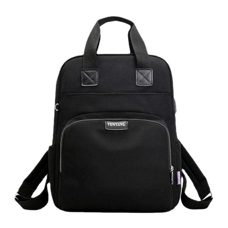 Women Fashion Backpack Large Capacity Bag With USB Charging Port Image 1
