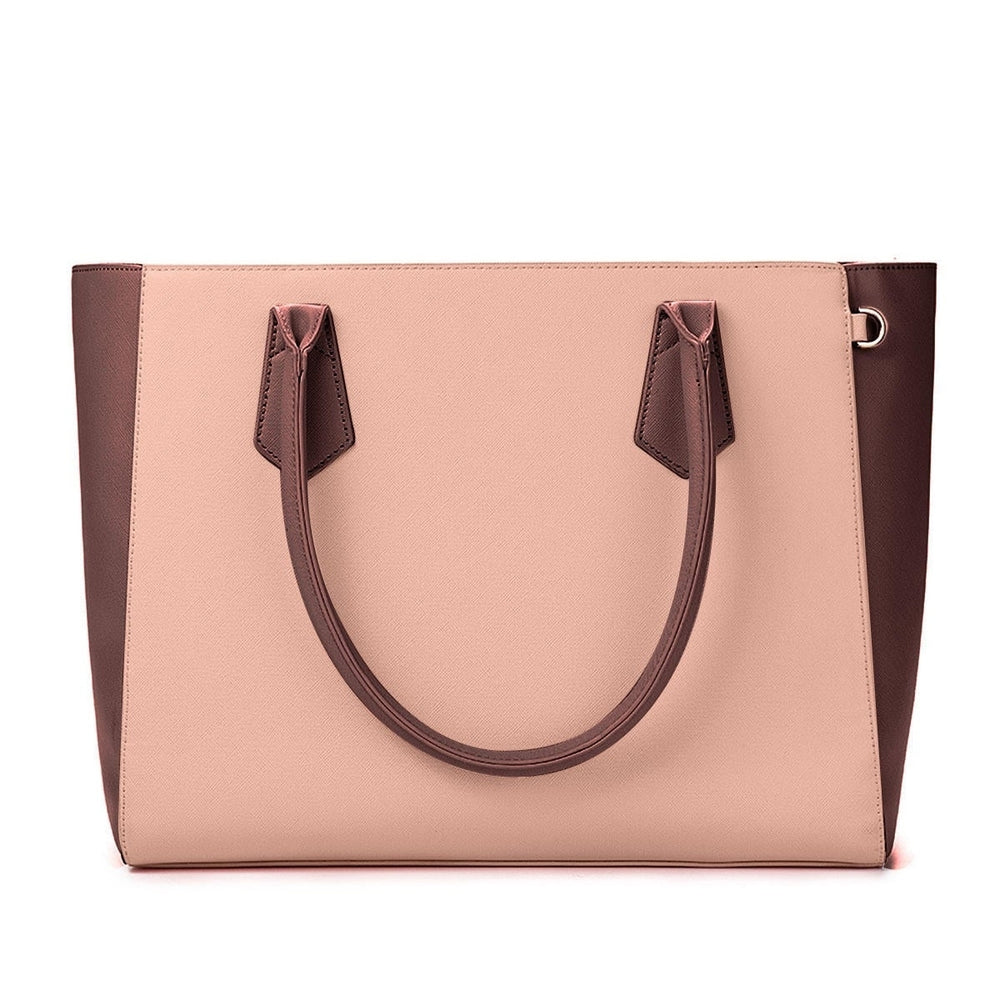 Women Fashion Casual Shopping Multifunction Patchwork Shoulder Bag Handbag Image 2