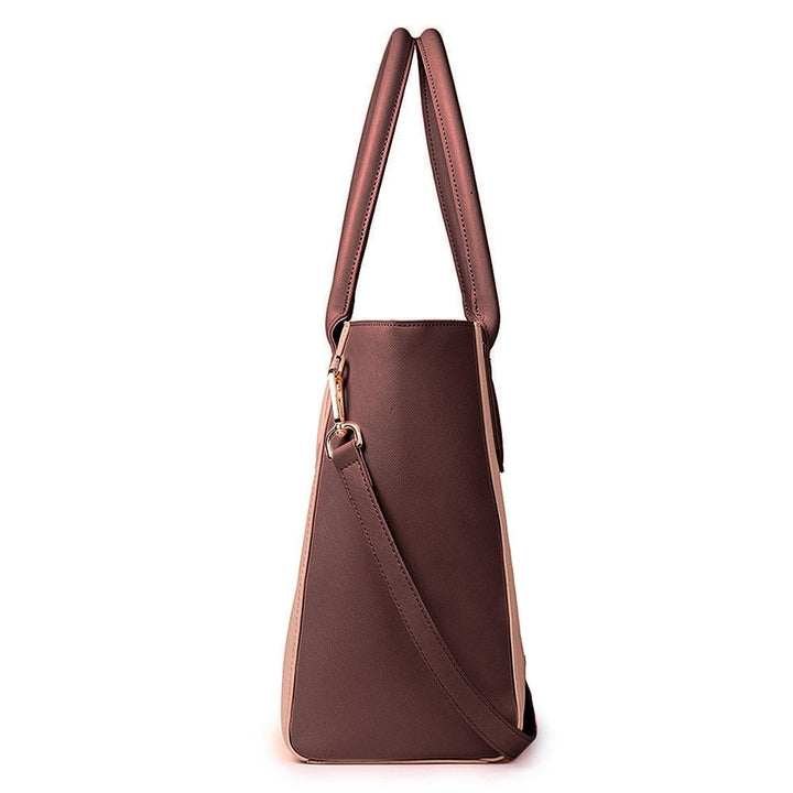 Women Fashion Casual Shopping Multifunction Patchwork Shoulder Bag Handbag Image 3