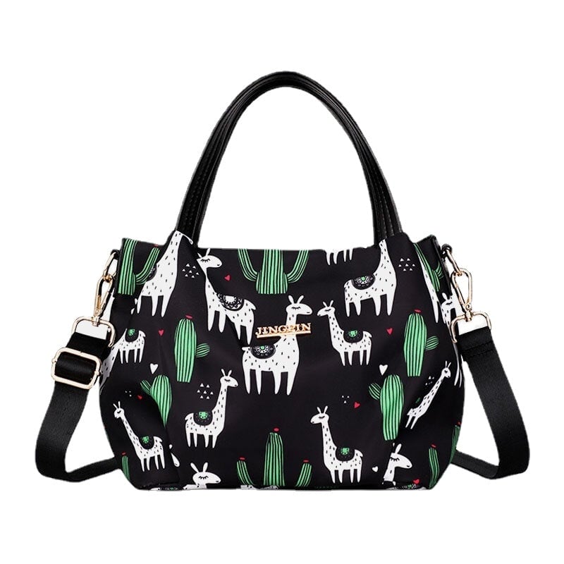 women fashion flower handbag printed crossbody bag DTTT Image 1