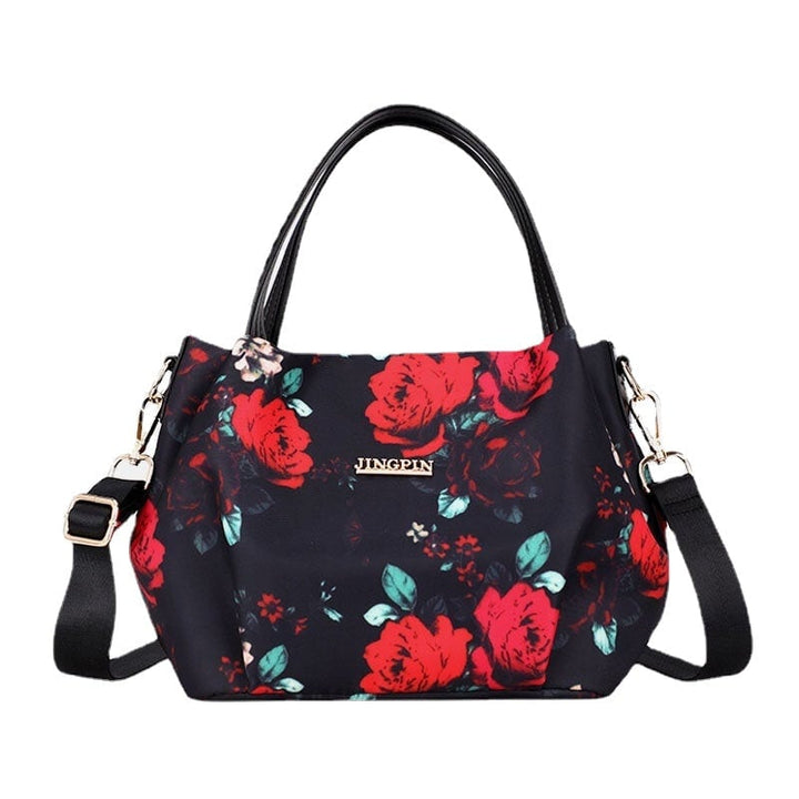 women fashion flower handbag printed crossbody bag DTTT Image 1