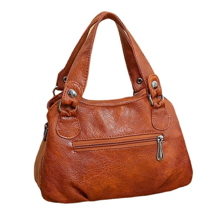 Women Faux Leather All-match Large Capacity Multi-carry Handbag Tote Crossbody Bag DTTT Image 1