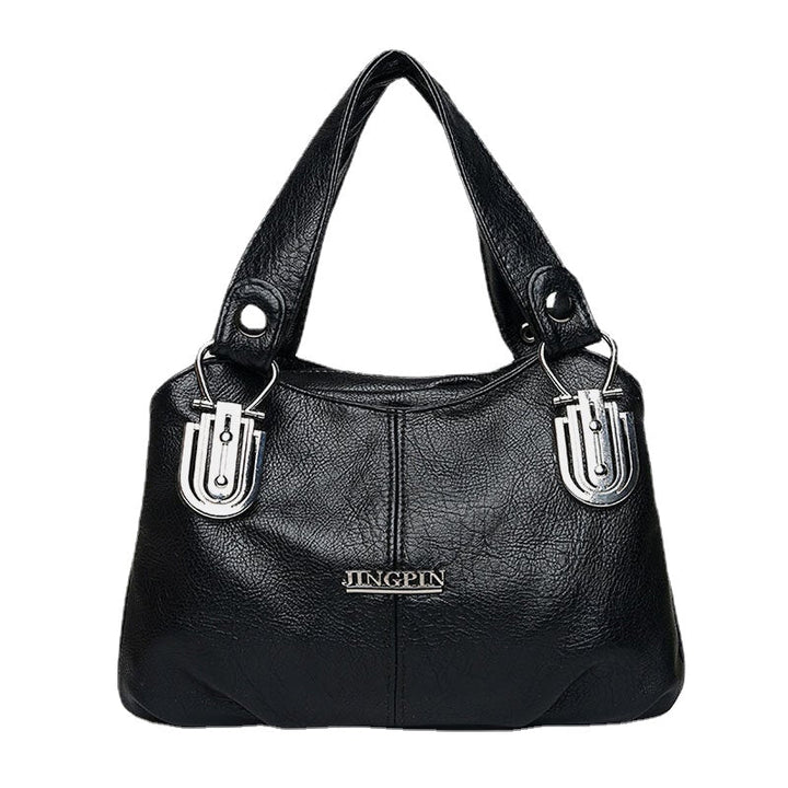 Women Faux Leather All-match Large Capacity Multi-carry Handbag Tote Crossbody Bag DTTT Image 8