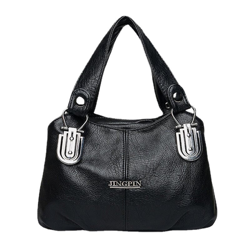 Women Faux Leather All-match Large Capacity Multi-carry Handbag Tote Crossbody Bag DTTT Image 1