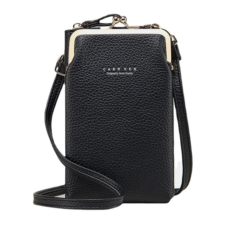Women Faux Leather Clutches Bag Shoulder Bag Phone Bag Card Holder Image 1