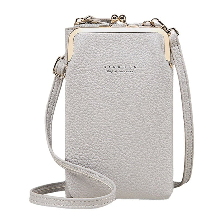 Women Faux Leather Clutches Bag Shoulder Bag Phone Bag Card Holder Image 1