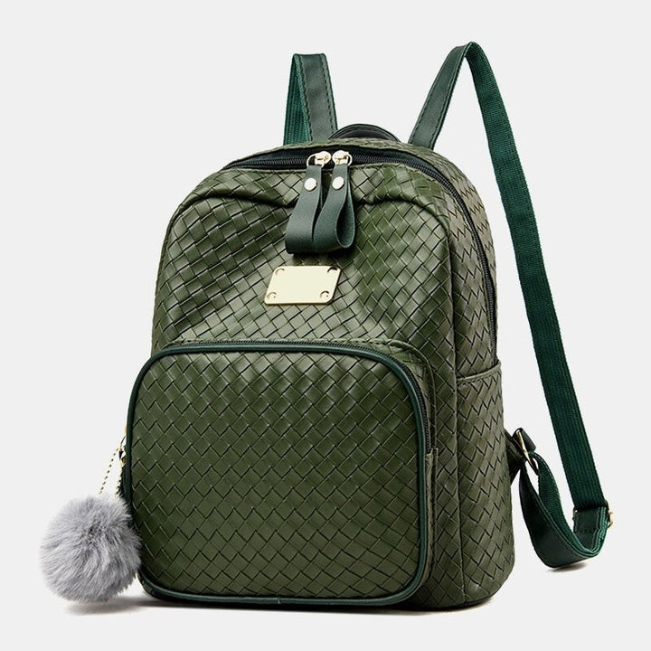 Women Backpack Fashion Travel Large Capacity Zipper School Bag Shoulder Bag Image 1