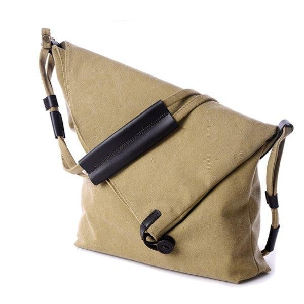 Women Canvas Casual Black Buttom Shoulder Crossbody Bags Image 1