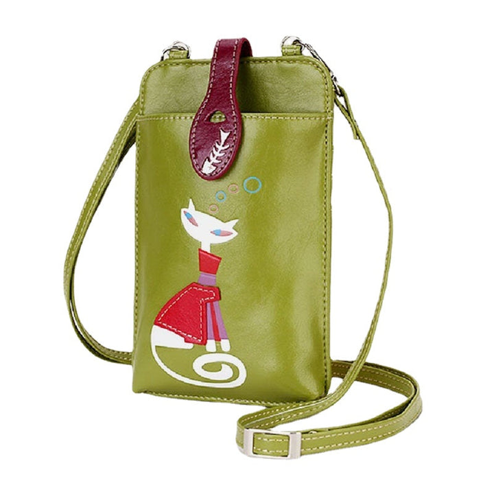 Women Casual Fashion Beauty Cat Pattern Crossbody Bag Shoulder Bag For Outdoor DTTT Image 4