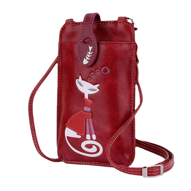 Women Casual Fashion Beauty Cat Pattern Crossbody Bag Shoulder Bag For Outdoor DTTT Image 6