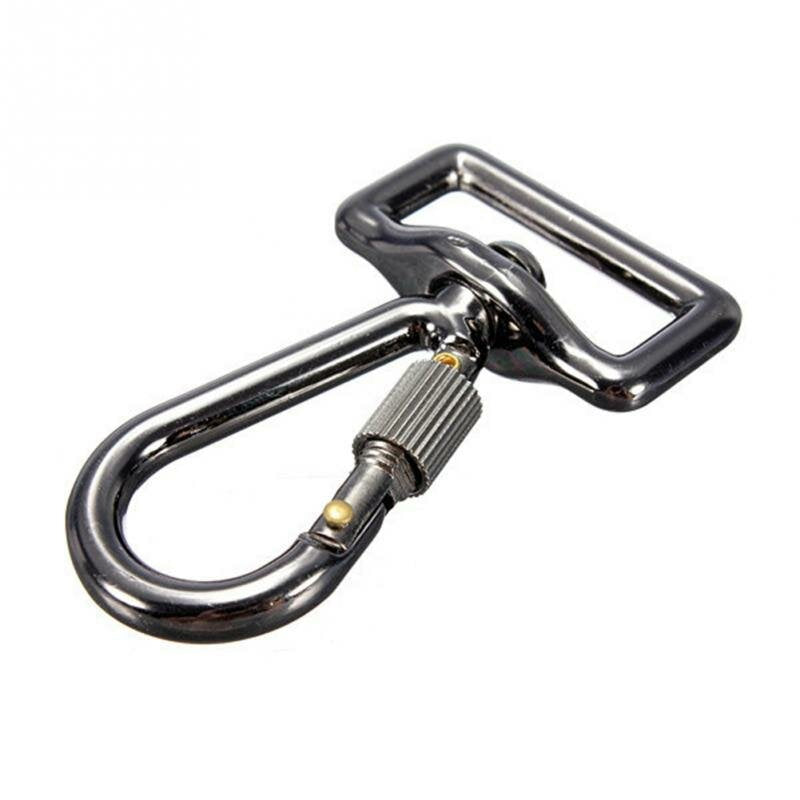 Zinc Alloy Quick Release Trigger Snap Hook Ring Carabiner Screw Lock for DSLR Camera Bags Sling Strap Image 1