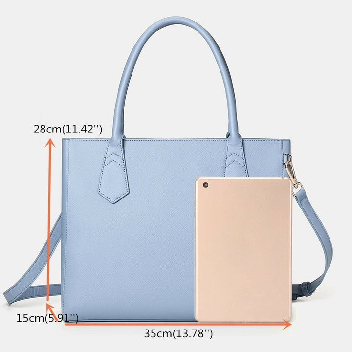 Women Multi-purpose Solid Color Casual Ourdoot Shopping Handbag Shoulder Cross Body Bag Image 4