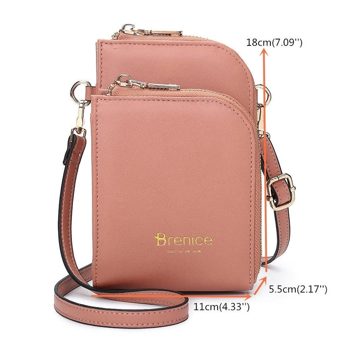 Women Multi-Slot Comestic Crossbody Bag Mini Phone Bag DTTT Image 4