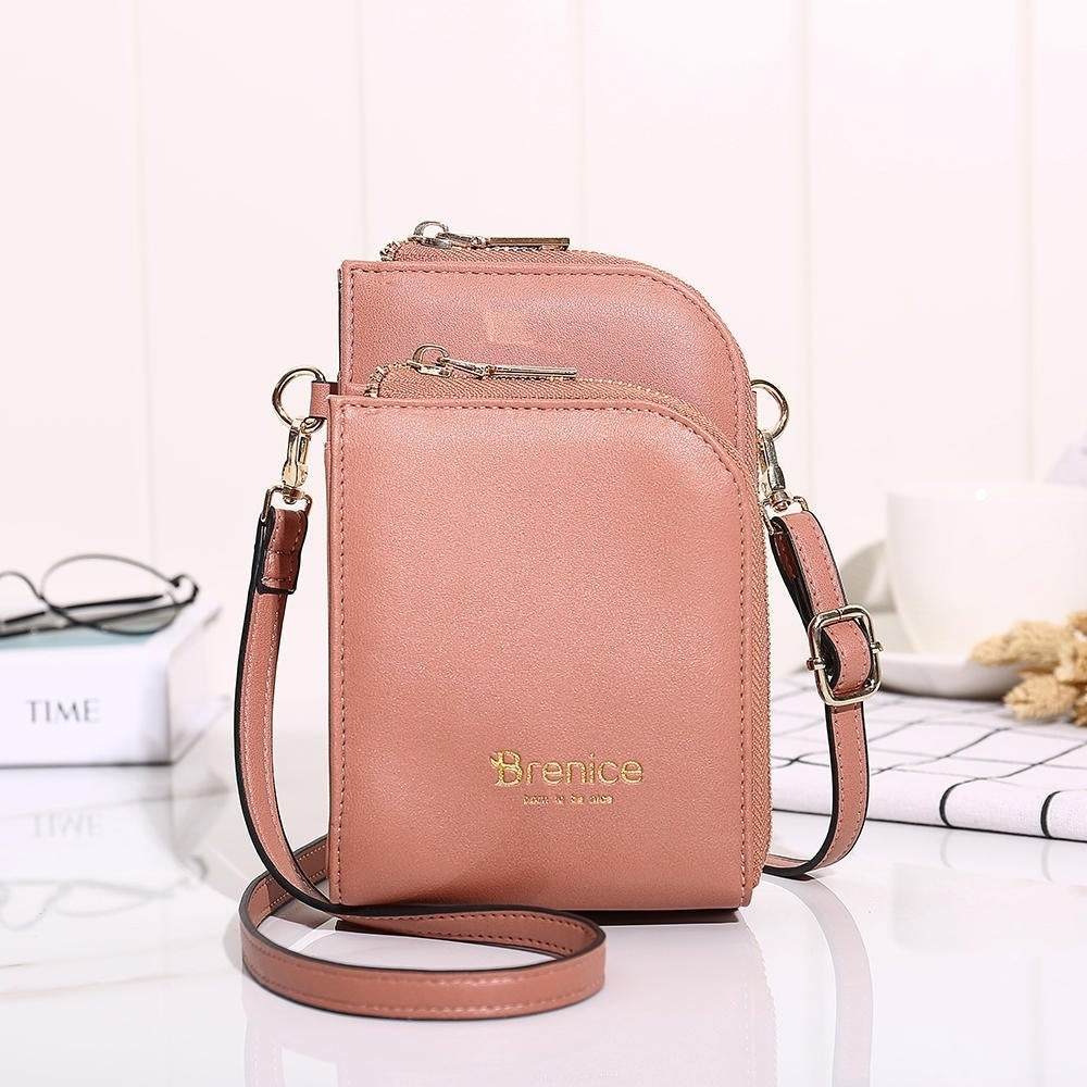 Women Multi-Slot Comestic Crossbody Bag Mini Phone Bag DTTT Image 4