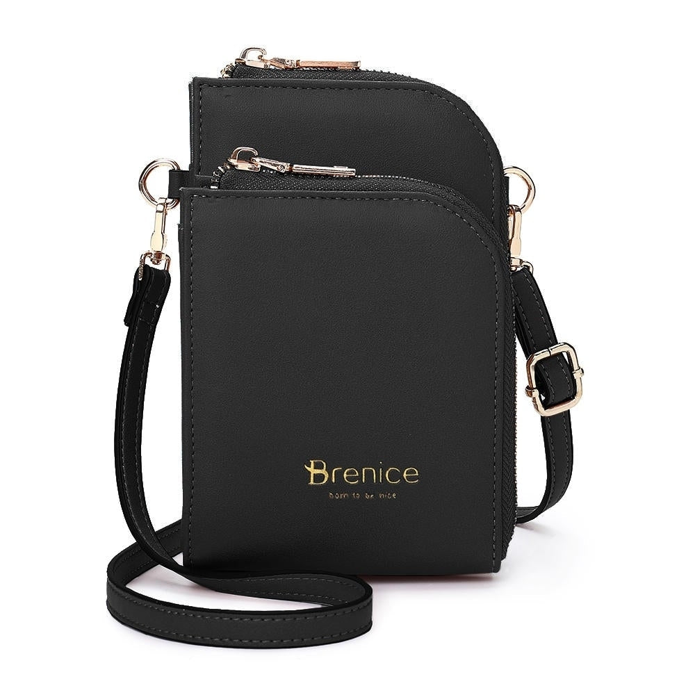Women Multi-Slot Comestic Crossbody Bag Mini Phone Bag Image 1