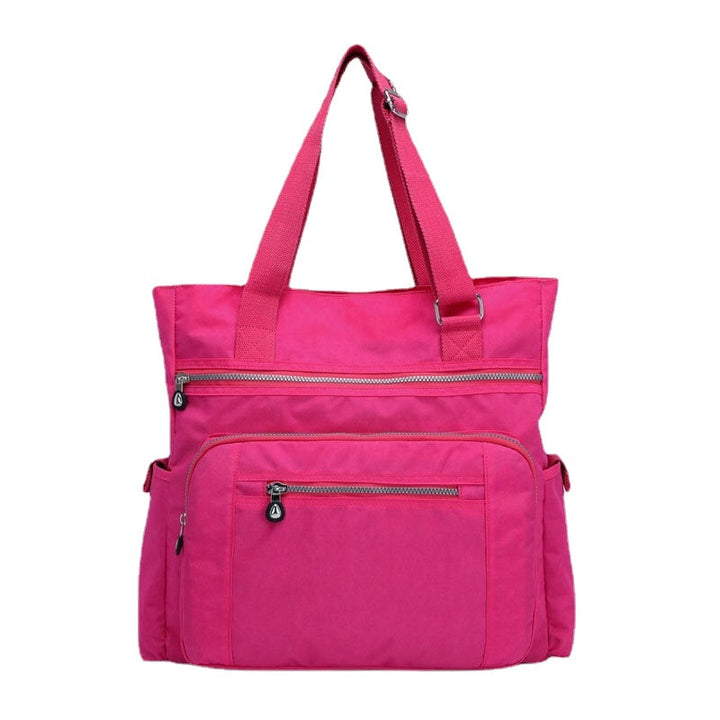 Women Large Capacity Nylon Waterproof Handbag Shoulder Bag For Outdoor Travel Image 1