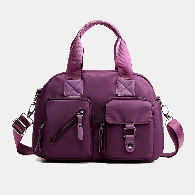 Women Light Weight Waterproof Multi-Pocket Handbag Shoulder Bag Image 1