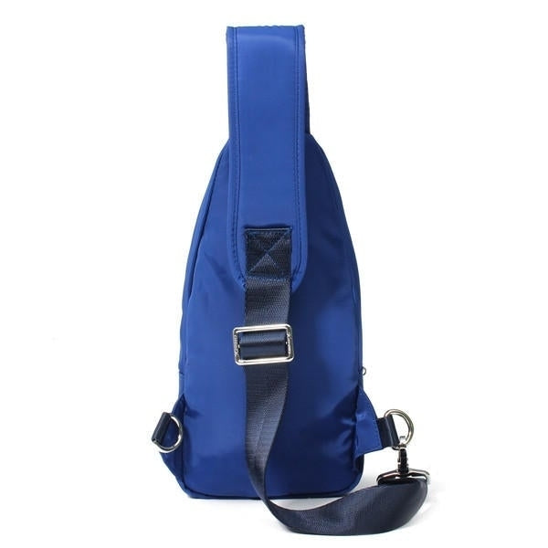 Women Men Nylon Chest Bags Sports Waterproof Crossbody Bags Casual Outdoor Bags Image 3