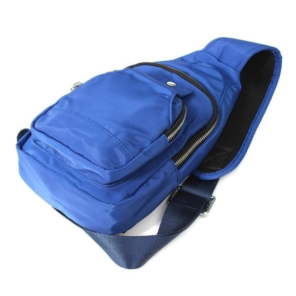 Women Men Nylon Chest Bags Sports Waterproof Crossbody Bags Casual Outdoor Bags Image 4