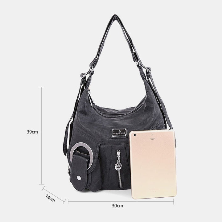 Women Multi-carry Waterproof Anti-theft Large Capacity Crossbody Shoulder Bag Handbag Backpack Image 4