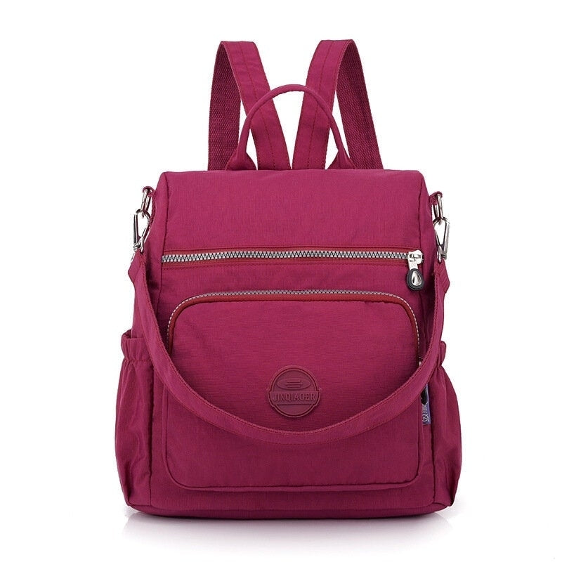 Women Multi-function Anti-Theft Waterproof Shoulder Bag Mummy Backpack Shopping Date Image 7